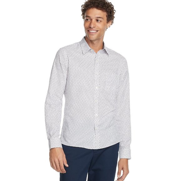 Van Heusen Other - Van Heusen Long Sleeve Slim Fit Dress Shirt